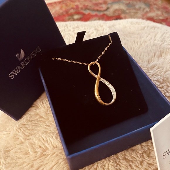 Swarovski pendant. Rose gold - Picture 4 of 4